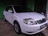 Toyota Corolla 121 Car For Rent.