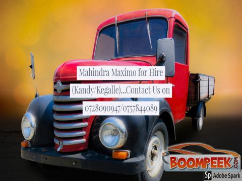 Mahindra Maxximo MAXXIMO PLUS Lorry (Truck) For Rent